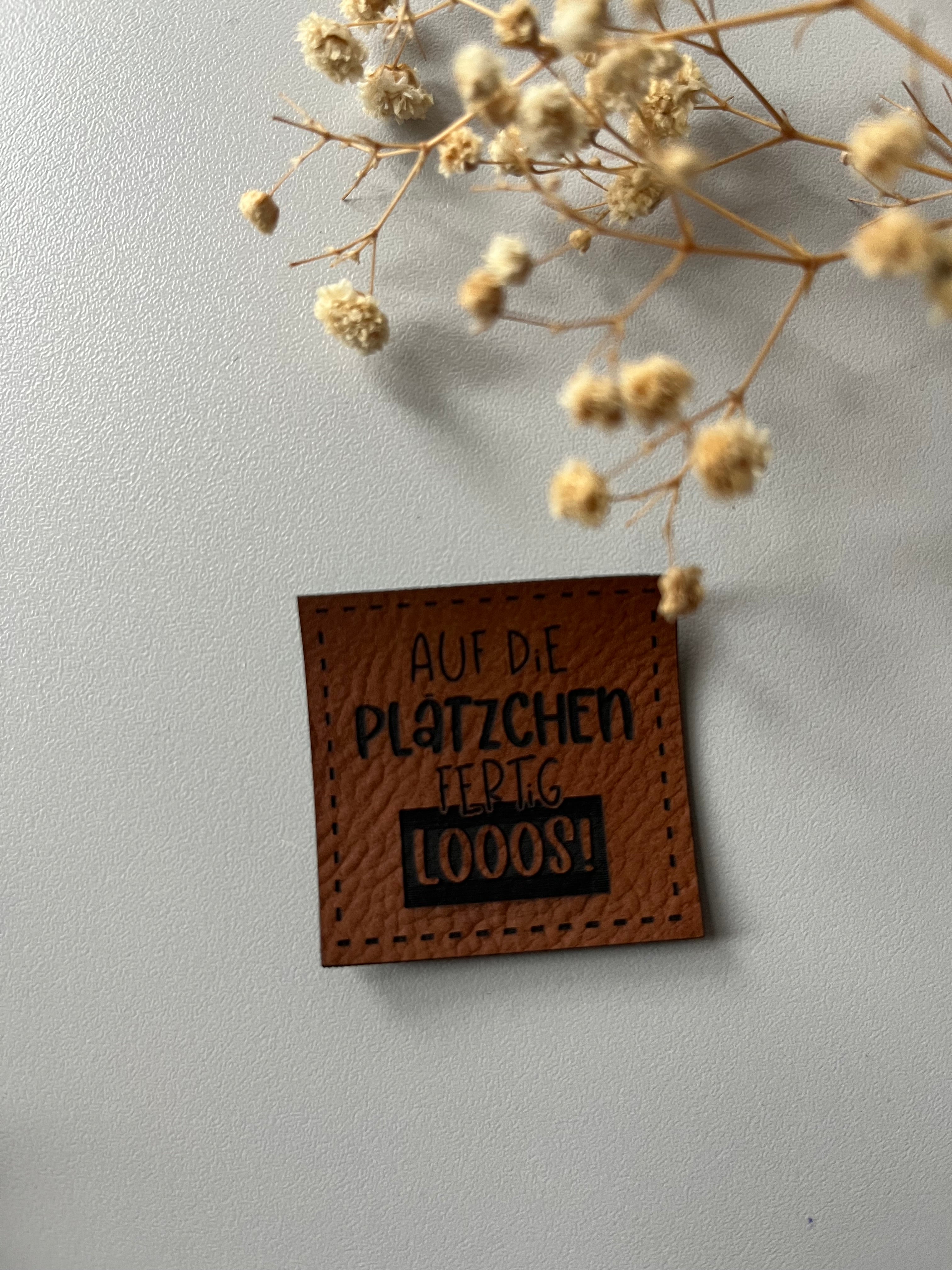 Auf die Plätzchen fertig los Label